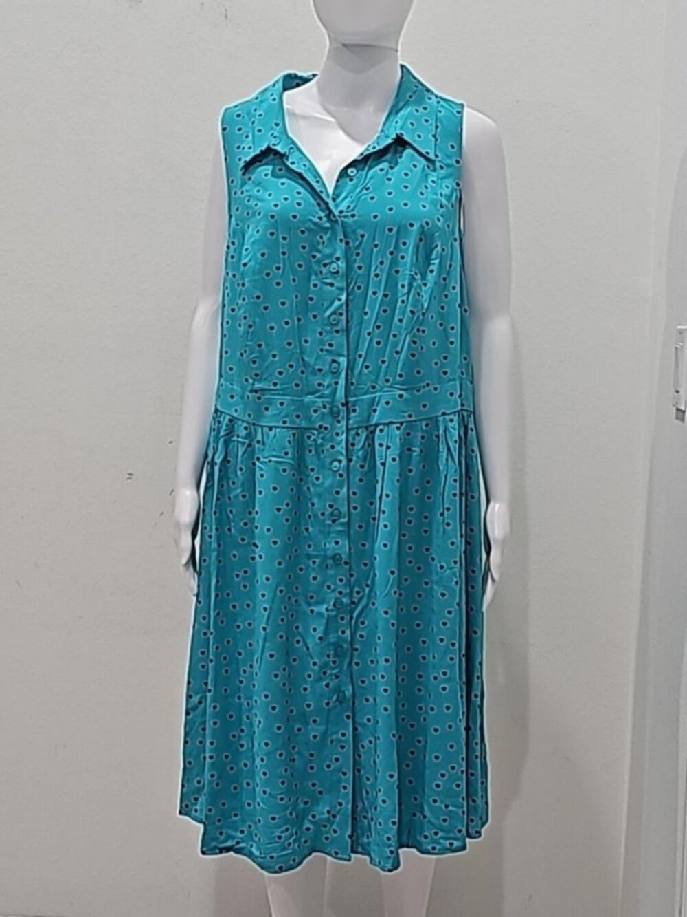 Torrid Women's Blue and Black Dress